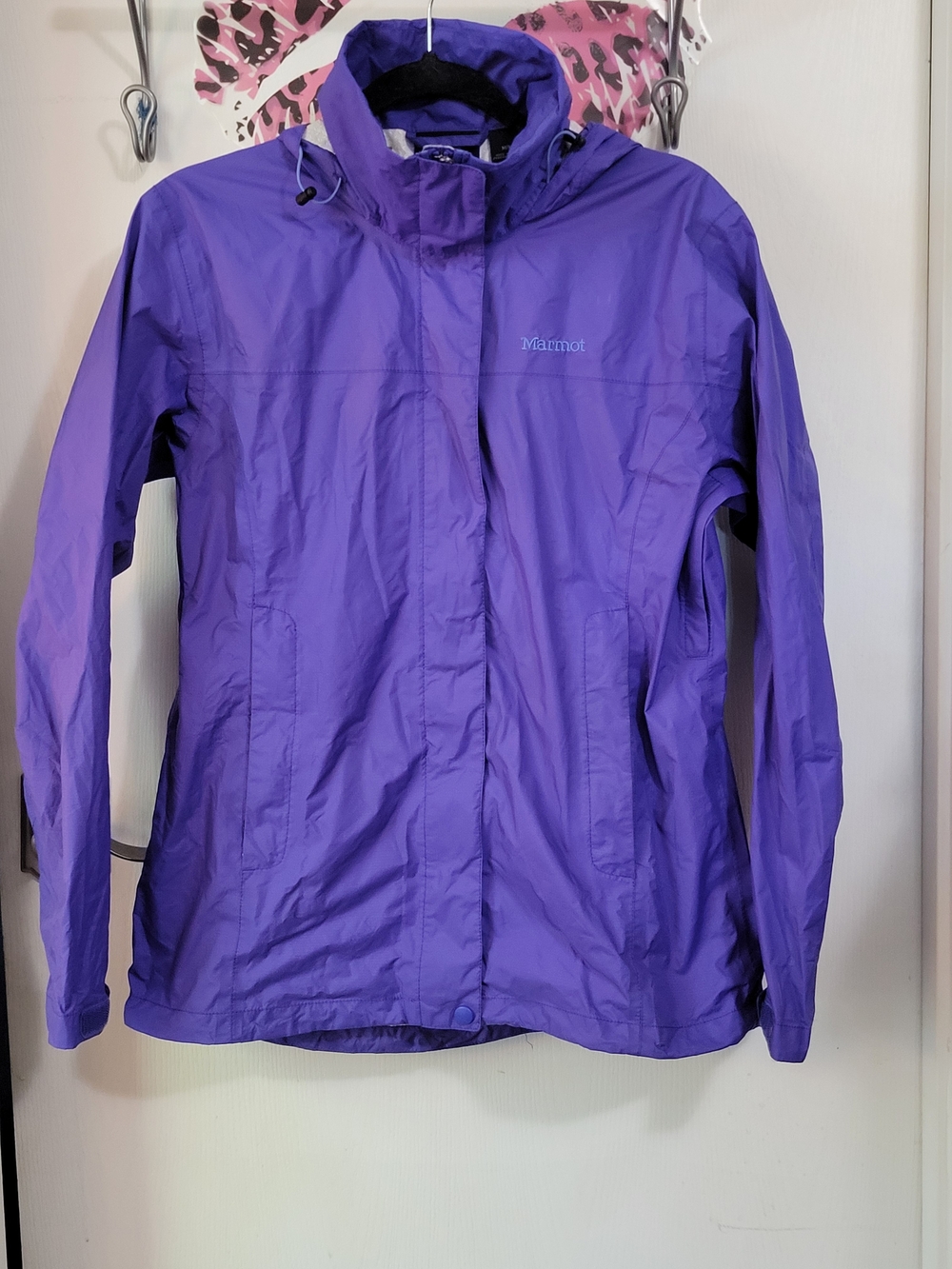 Marmot Women's Violet Waterproof Hooded Shell Jacket